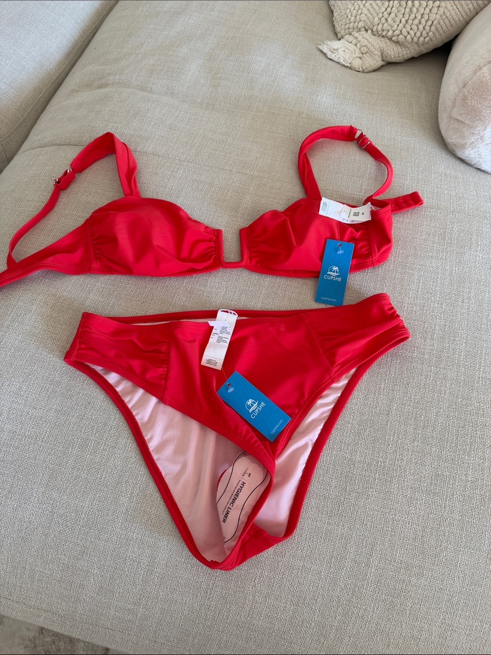 Cupshe Red Bikini